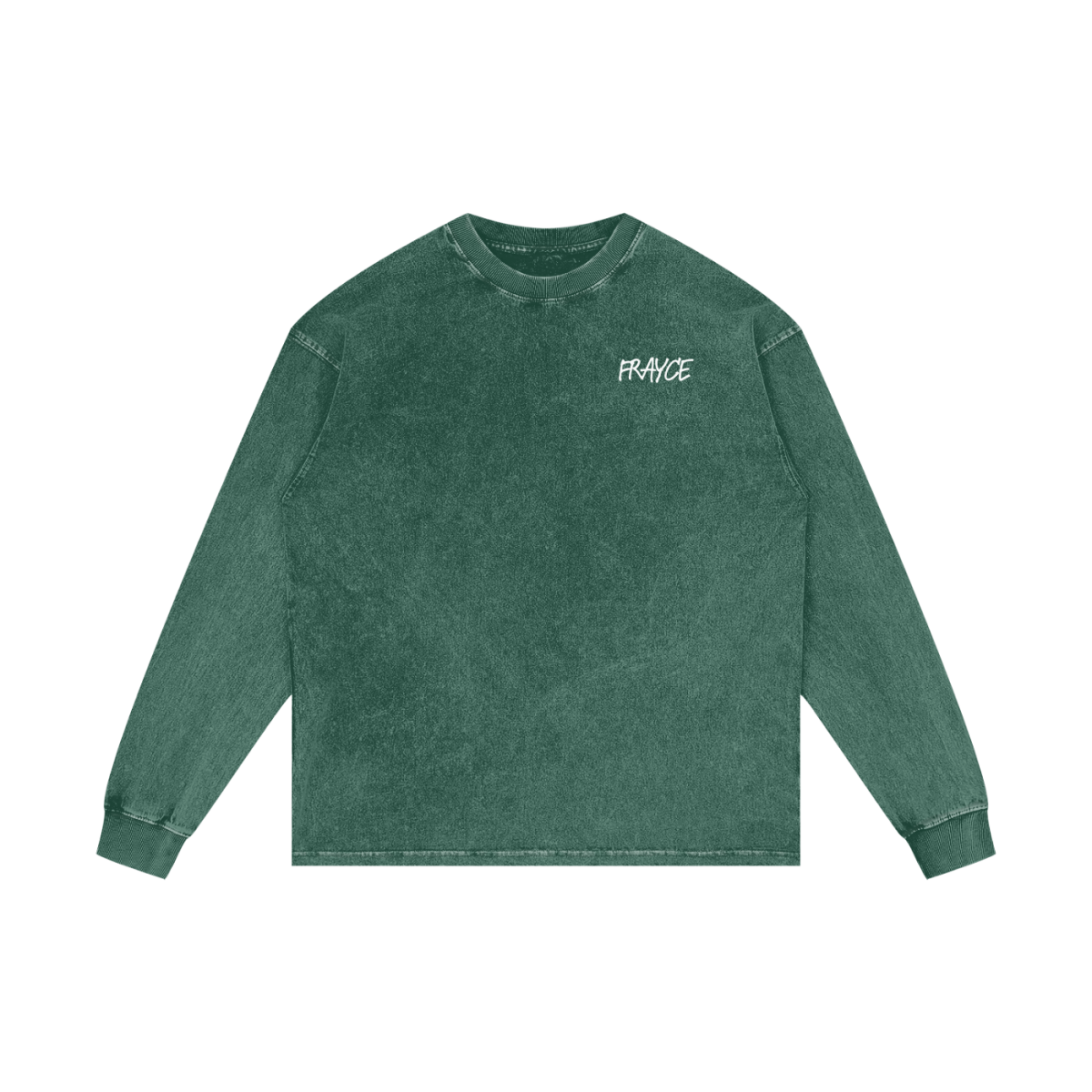 Acid Wash Oversize Long Sleeve T-Shirt - Frayce Apparel