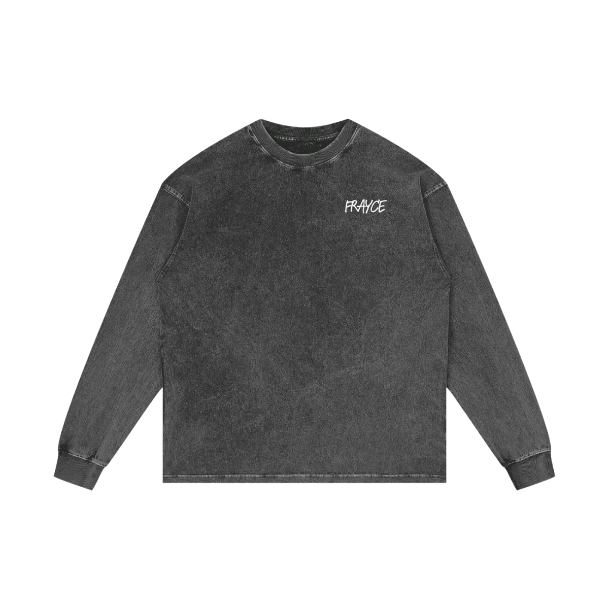 Acid Wash Oversize Long Sleeve T-Shirt - Frayce Apparel