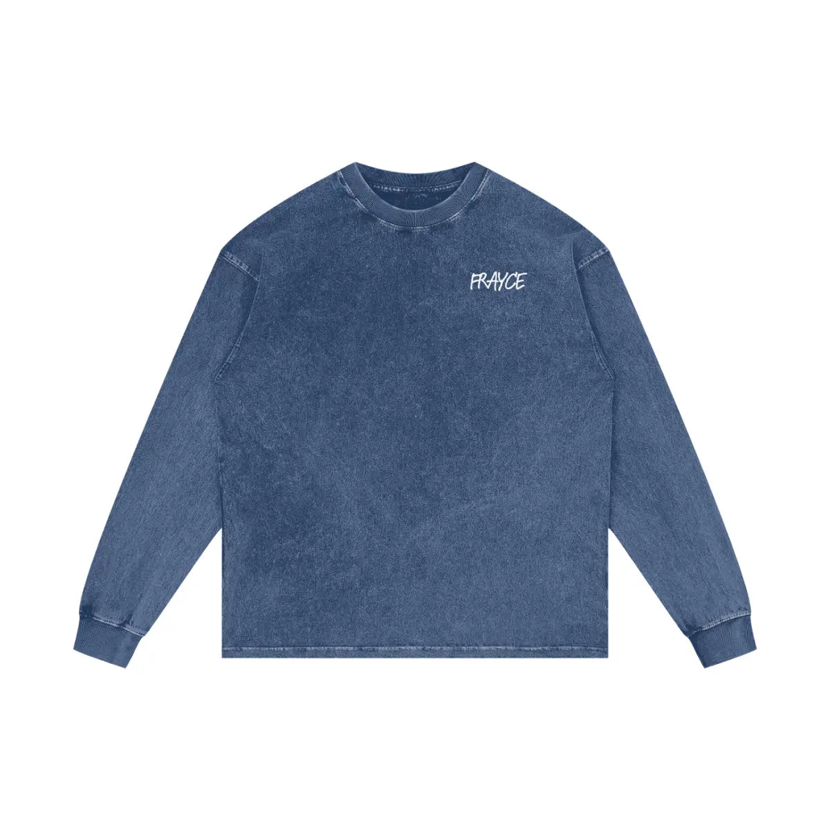 Acid Wash Oversize Long Sleeve T-Shirt - Frayce Apparel