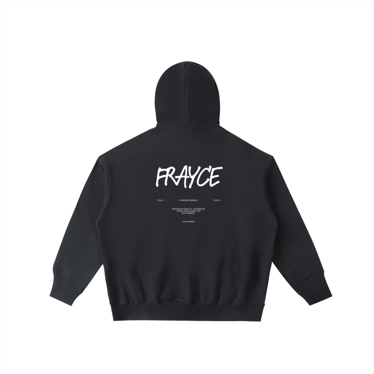 Big Hood Half - Zip Fleece Hoodie - Frayce Apparel