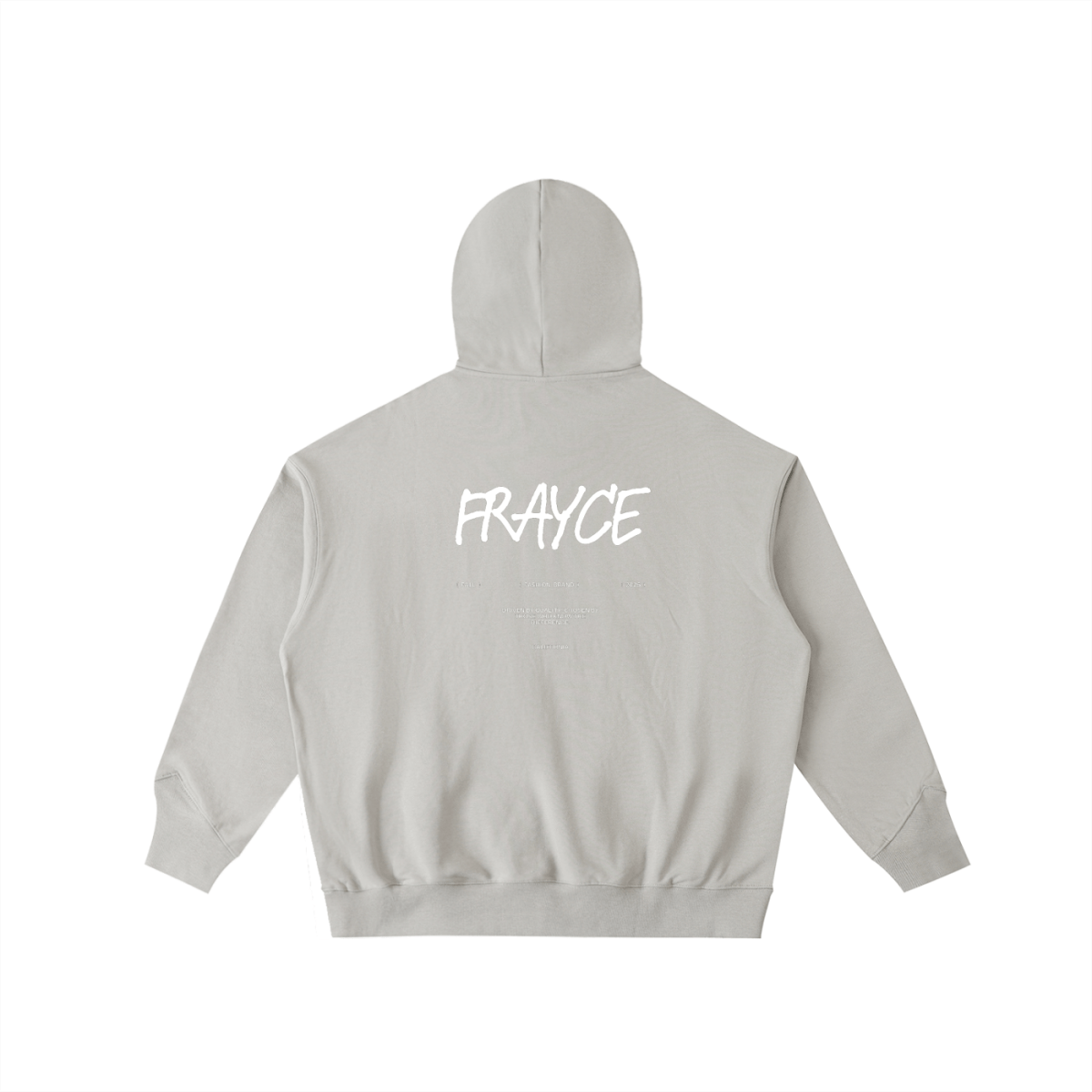 Big Hood Half - Zip Fleece Hoodie - Frayce Apparel