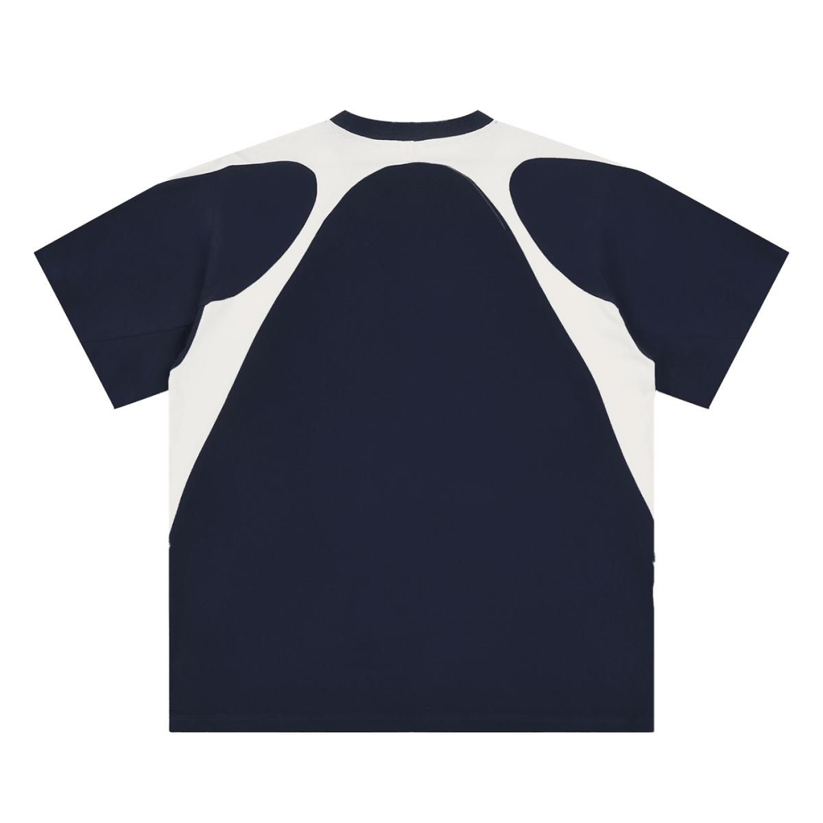 Contrast Panel Cotton T-Shirt - Frayce Apparel
