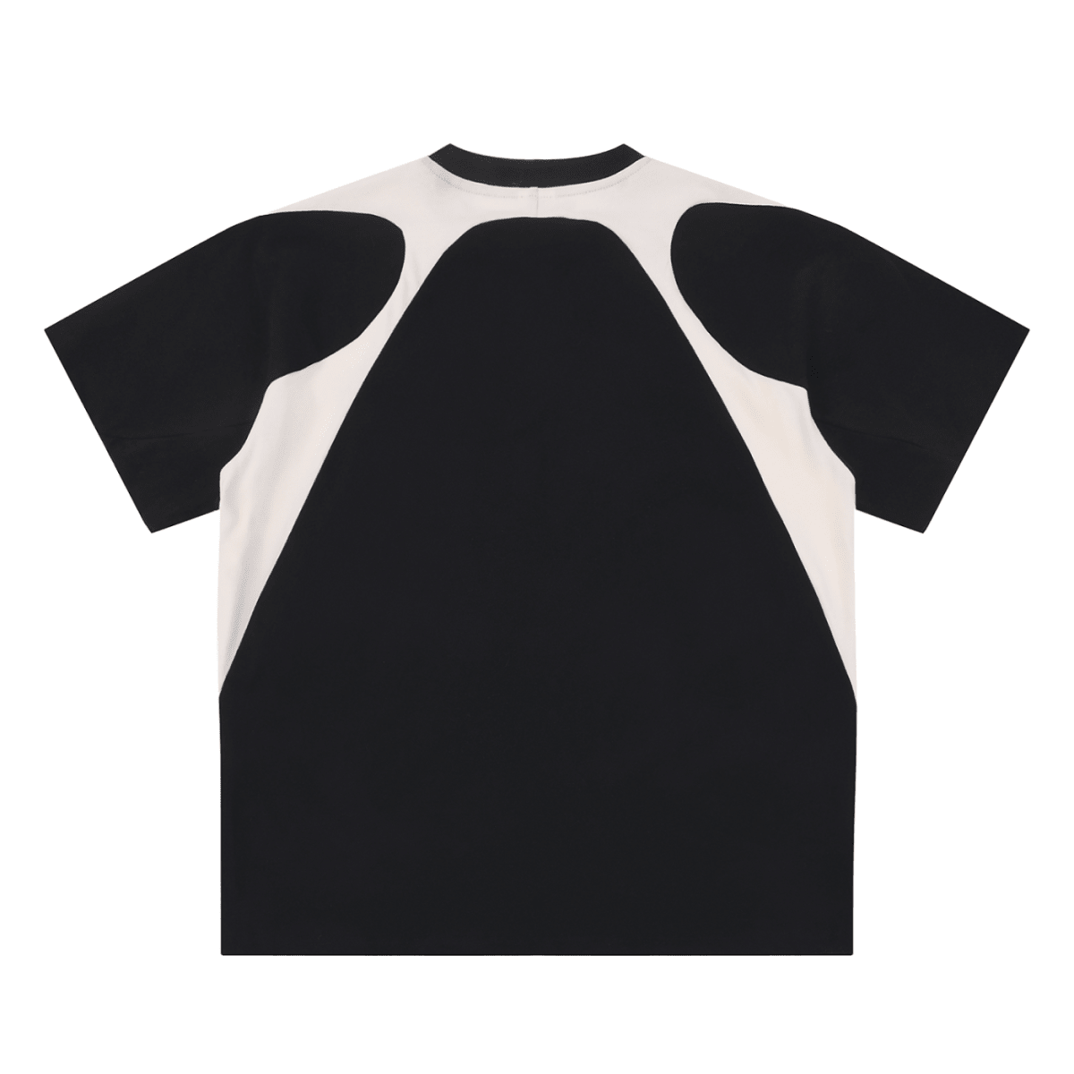 Contrast Panel Cotton T-Shirt - Frayce Apparel