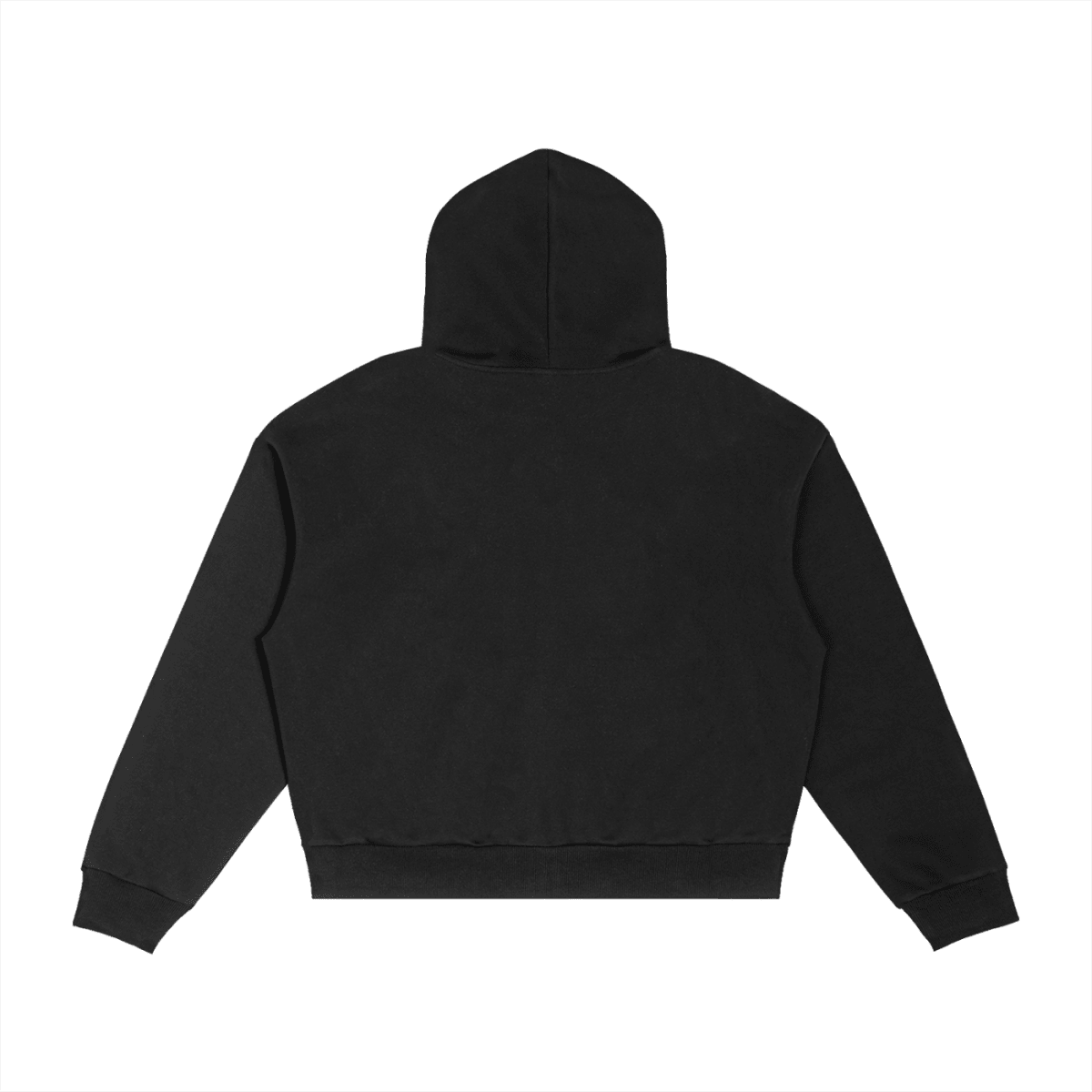 Contrast Plaid Boxy Zip Hoodie - Frayce Apparel