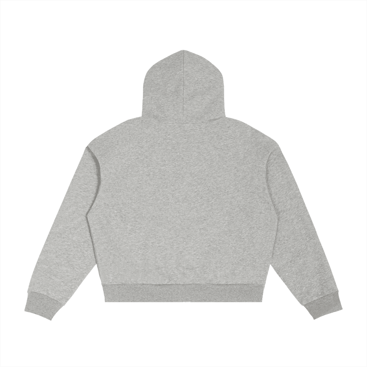 Contrast Plaid Boxy Zip Hoodie - Frayce Apparel
