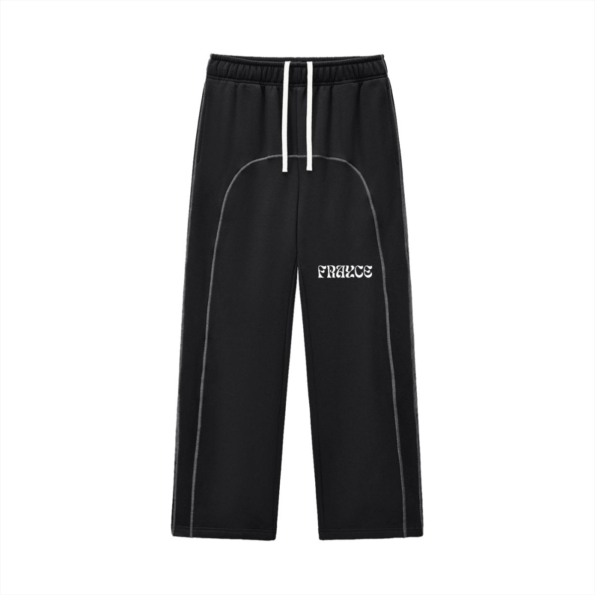 Contrast-Stitched Fleece Sweatpants - Frayce Apparel