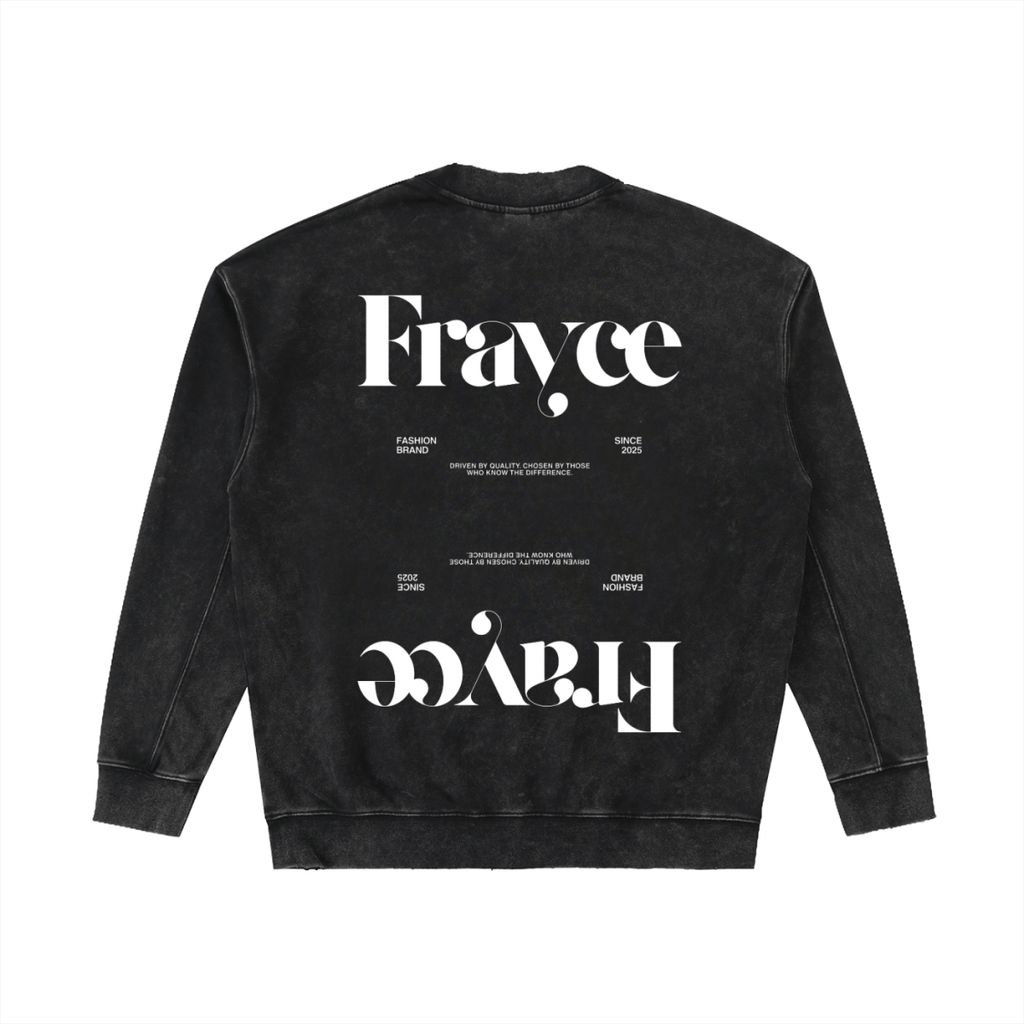 Drop Shoulder Crewneck Sweatshirt - Frayce Apparel