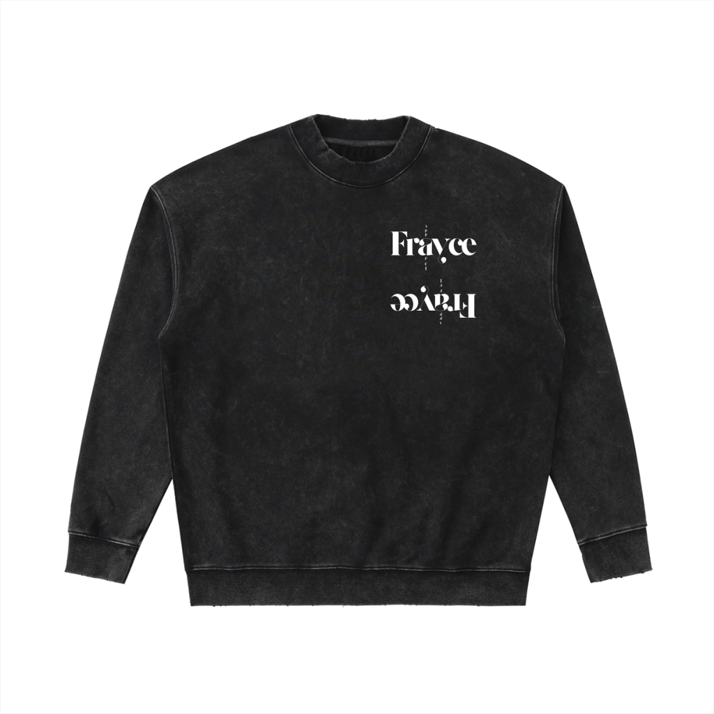 Drop Shoulder Crewneck Sweatshirt - Frayce Apparel