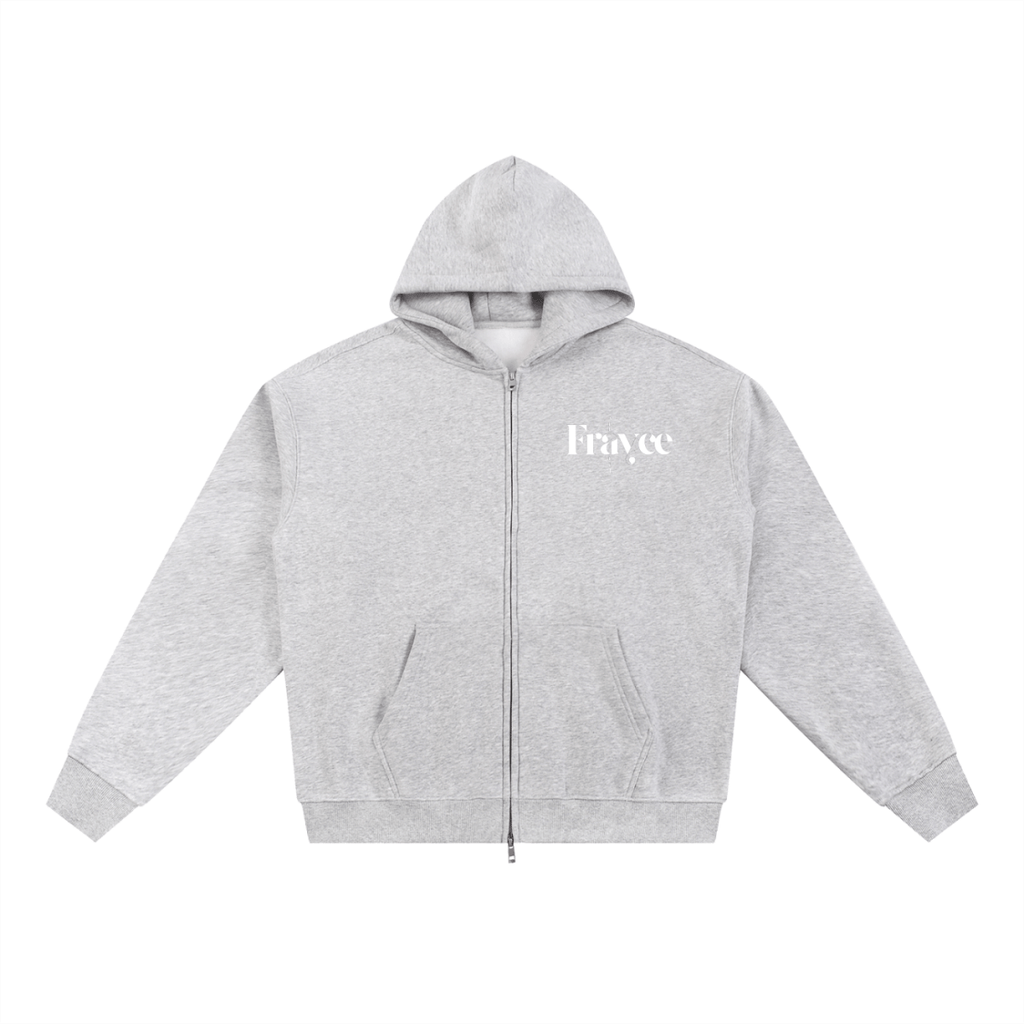 Essential Fleece Zip - Through Hoodie - Frayce Apparel