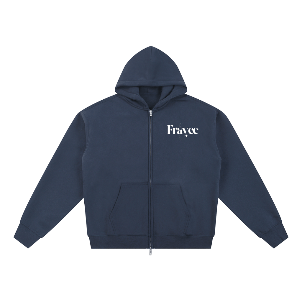 Essential Fleece Zip - Through Hoodie - Frayce Apparel