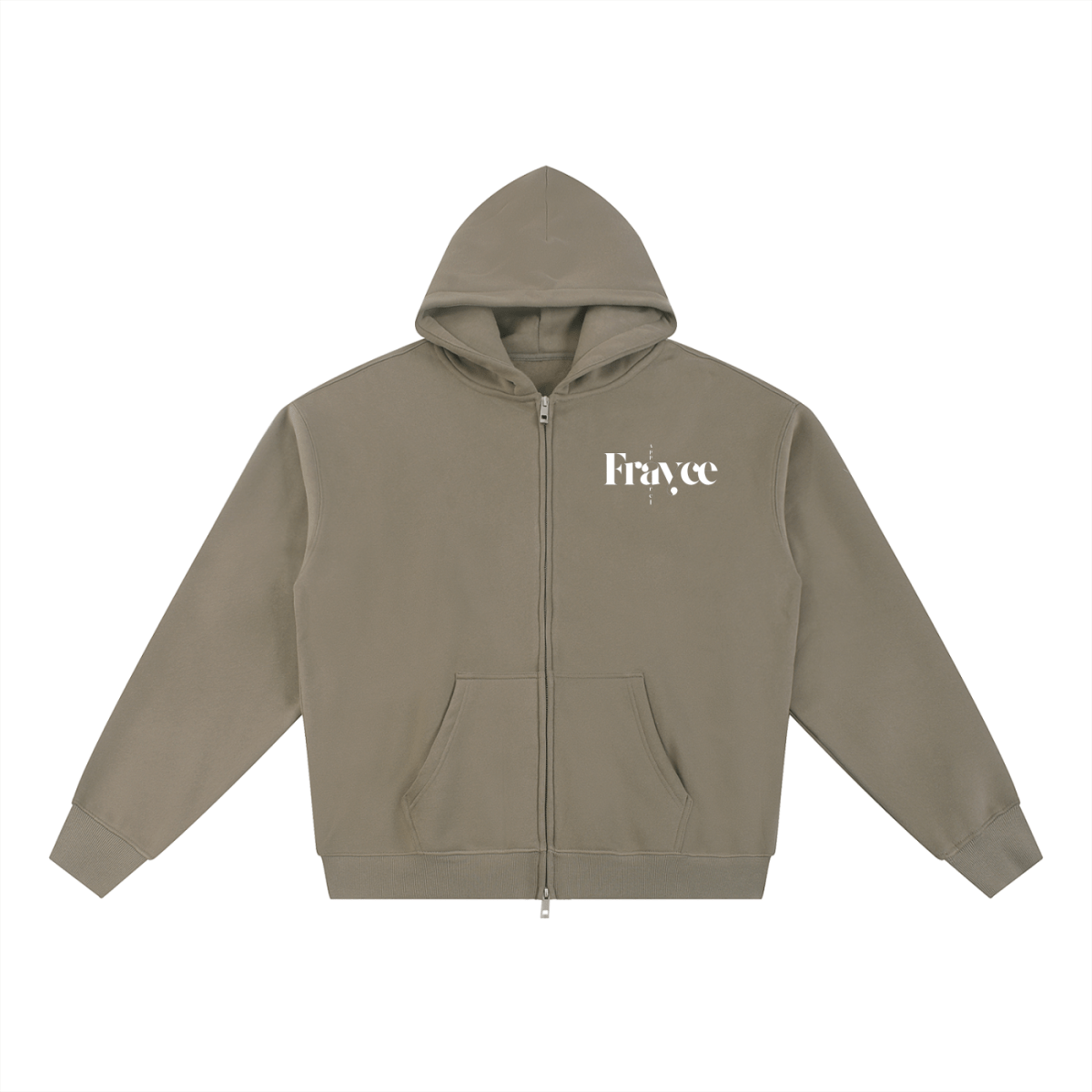 Essential Fleece Zip - Through Hoodie - Frayce Apparel