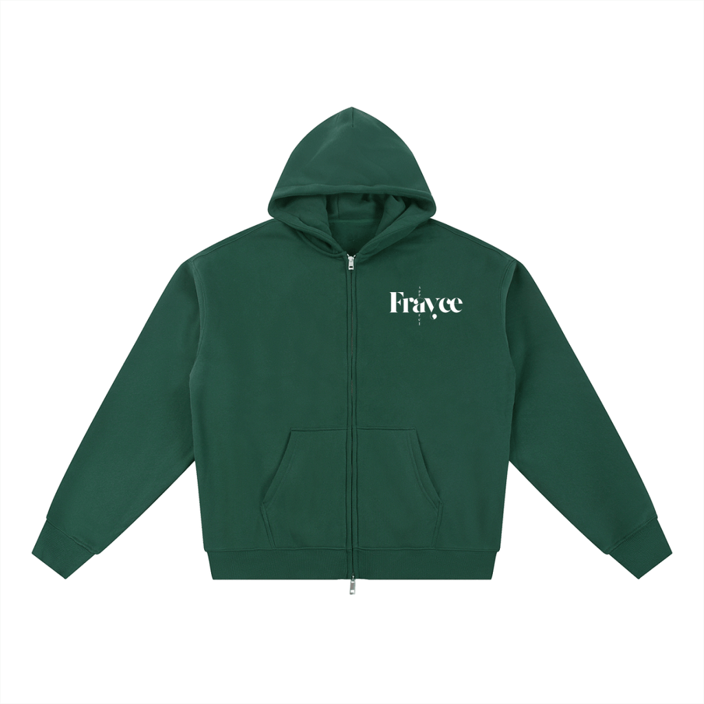 Essential Fleece Zip - Through Hoodie - Frayce Apparel