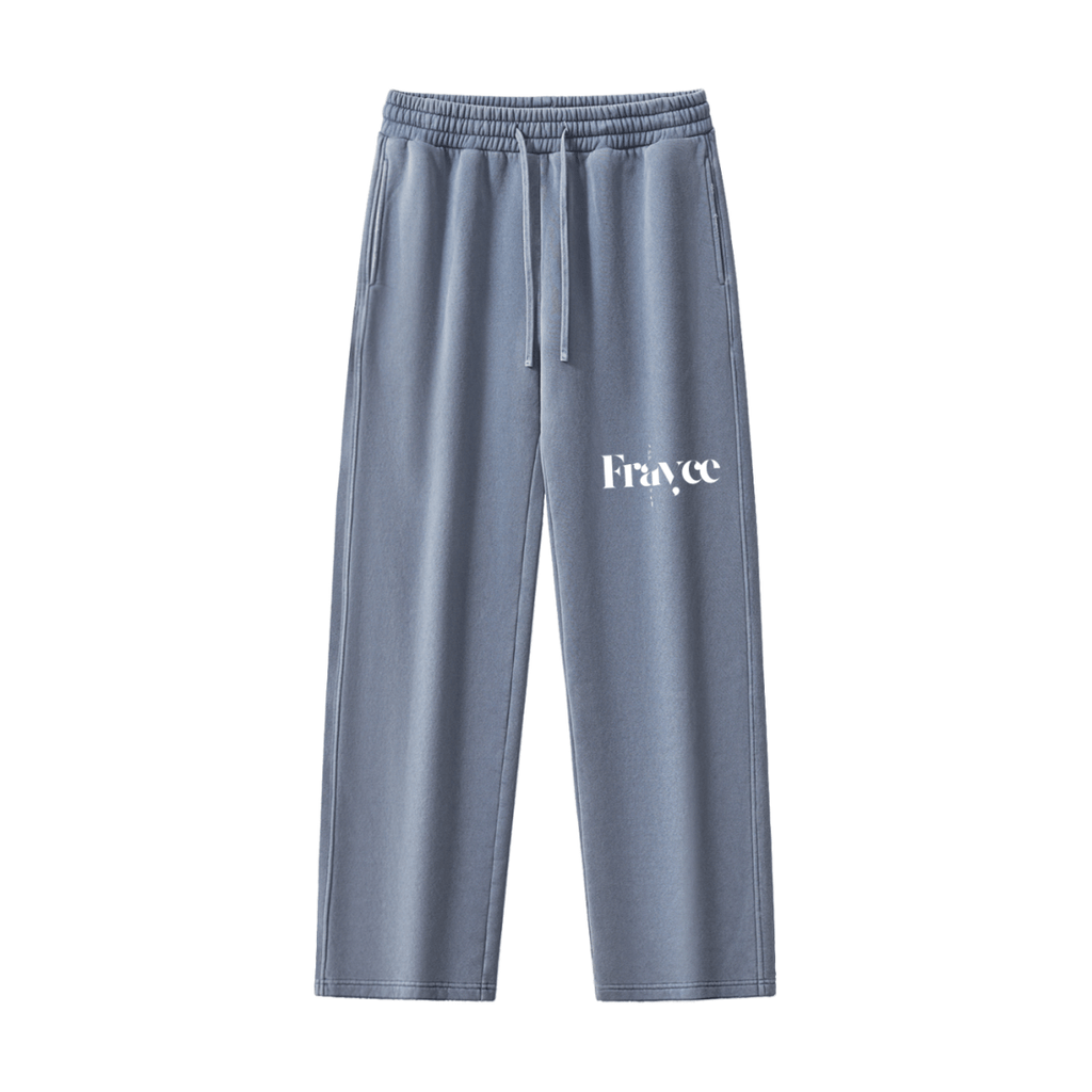 Frayed Enzyme Washed Fleece Sweatpants - Frayce Apparel