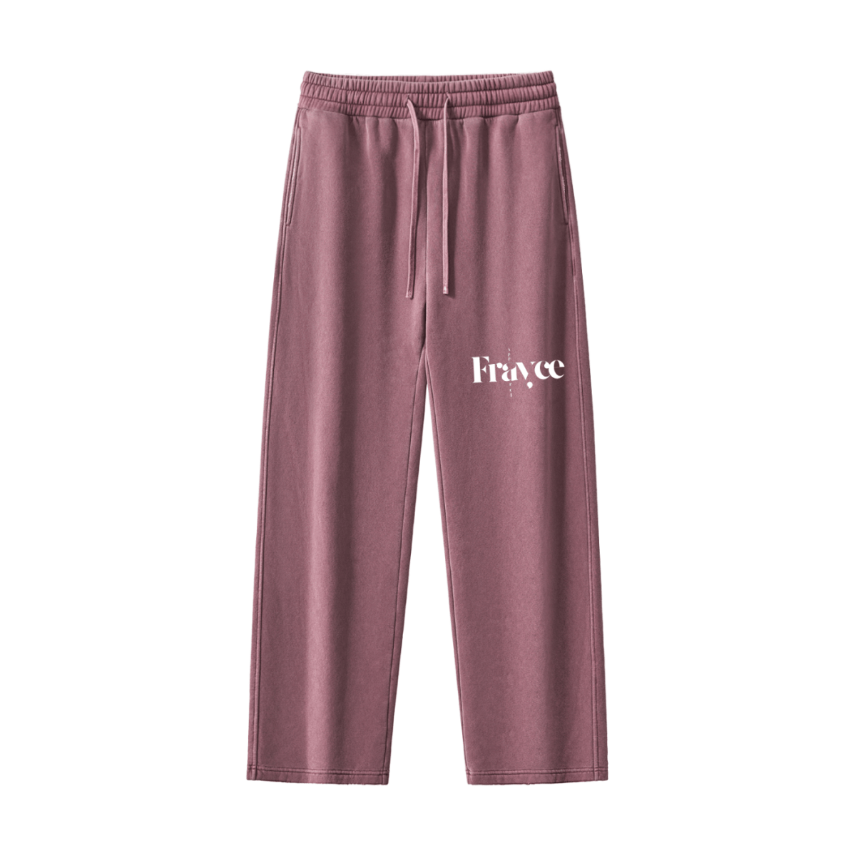 Frayed Enzyme Washed Fleece Sweatpants - Frayce Apparel