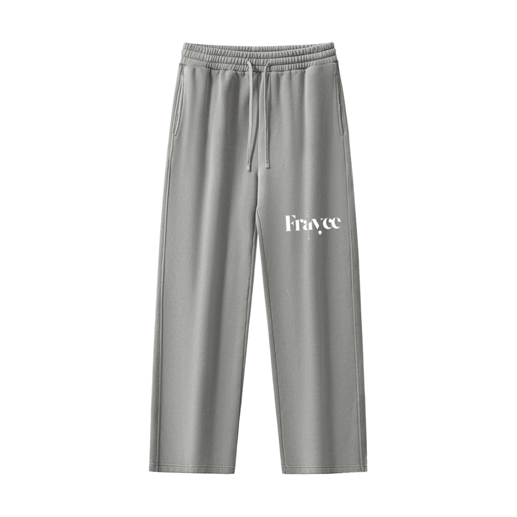 Frayed Enzyme Washed Fleece Sweatpants - Frayce Apparel