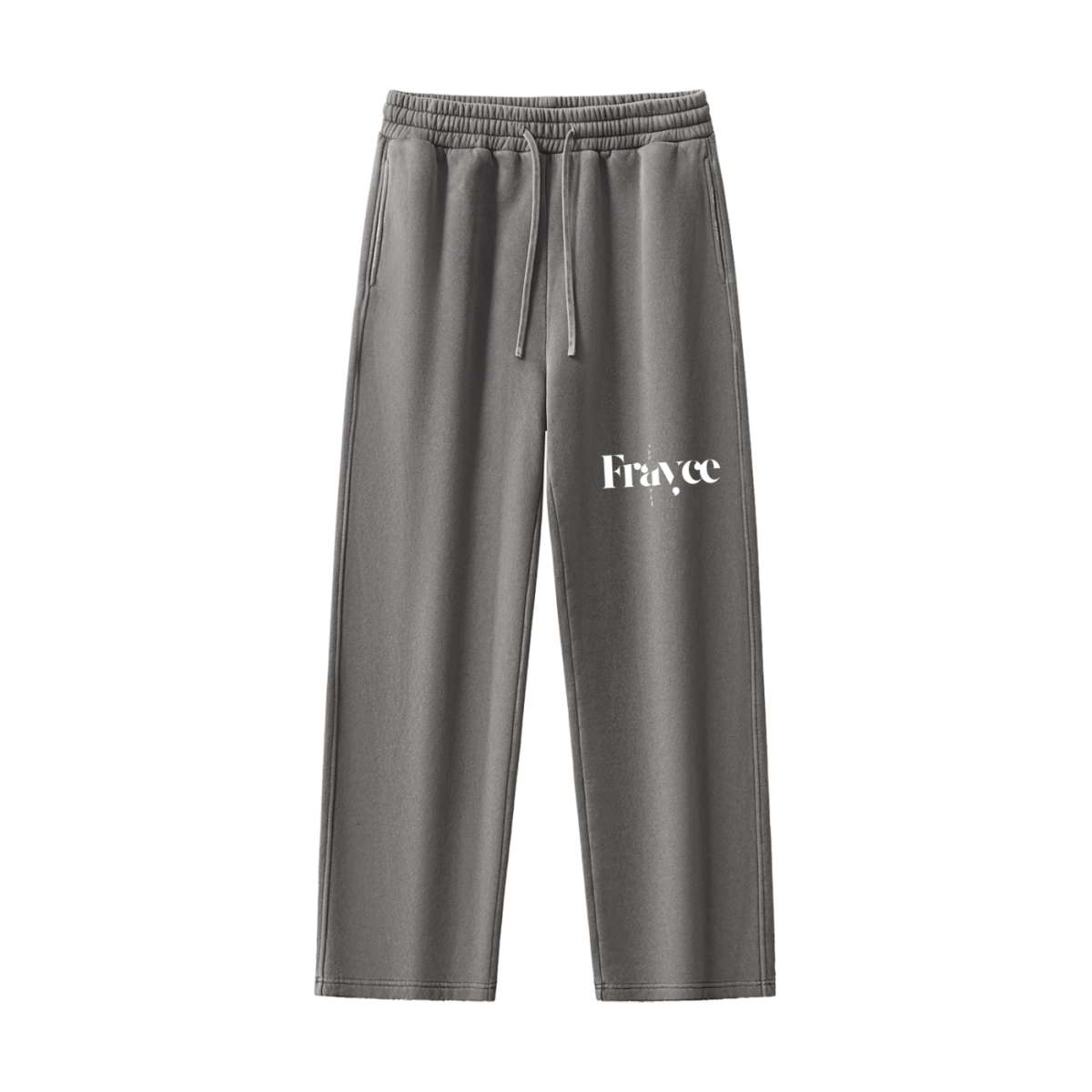 Frayed Enzyme Washed Fleece Sweatpants - Frayce Apparel