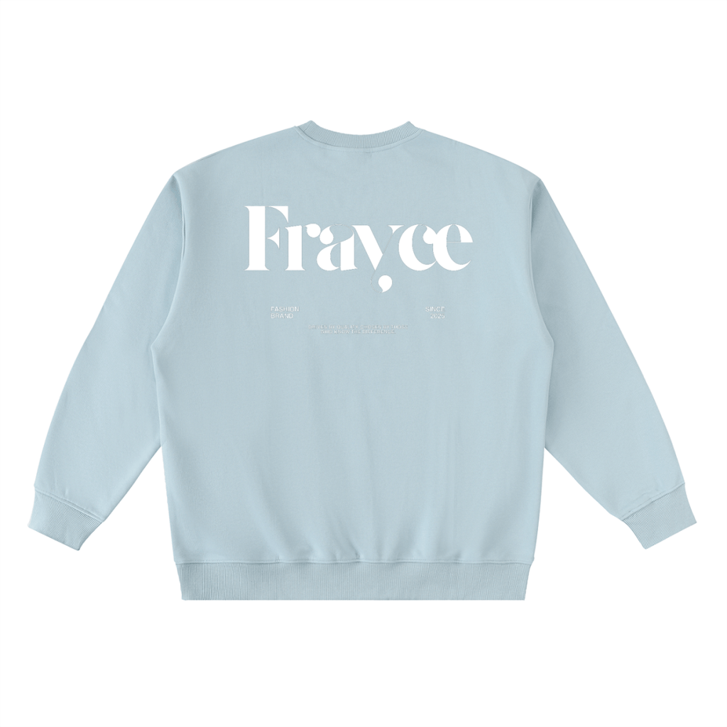Oversized Crewneck Taped Sweatshirt - Frayce Apparel