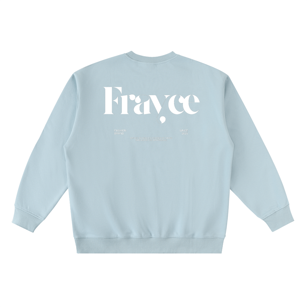 Oversized Crewneck Taped Sweatshirt - Frayce Apparel