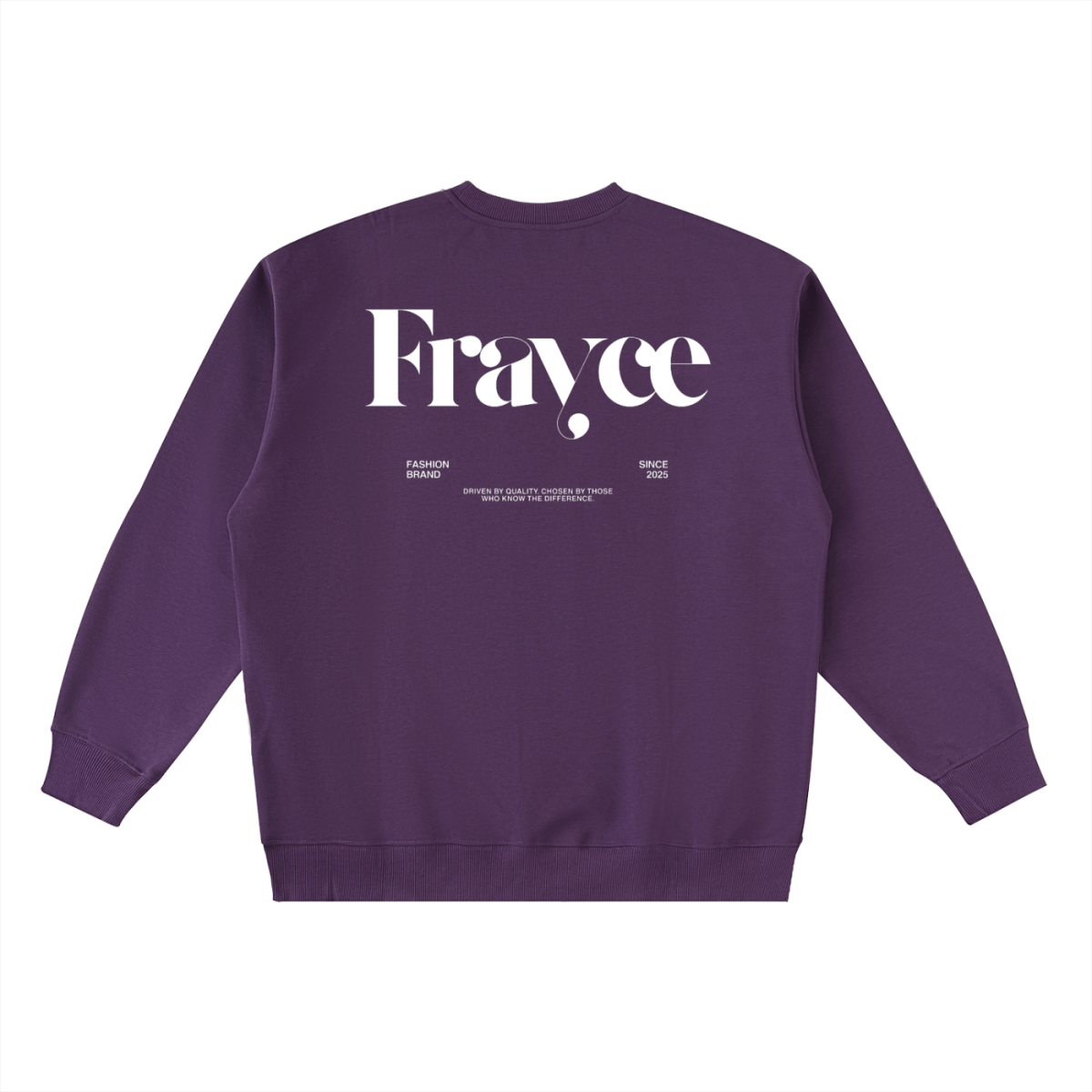 Oversized Crewneck Taped Sweatshirt - Frayce Apparel