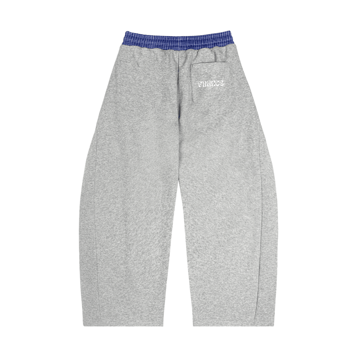 Plaid Waistband Barrel Sweatpants - Frayce Apparel