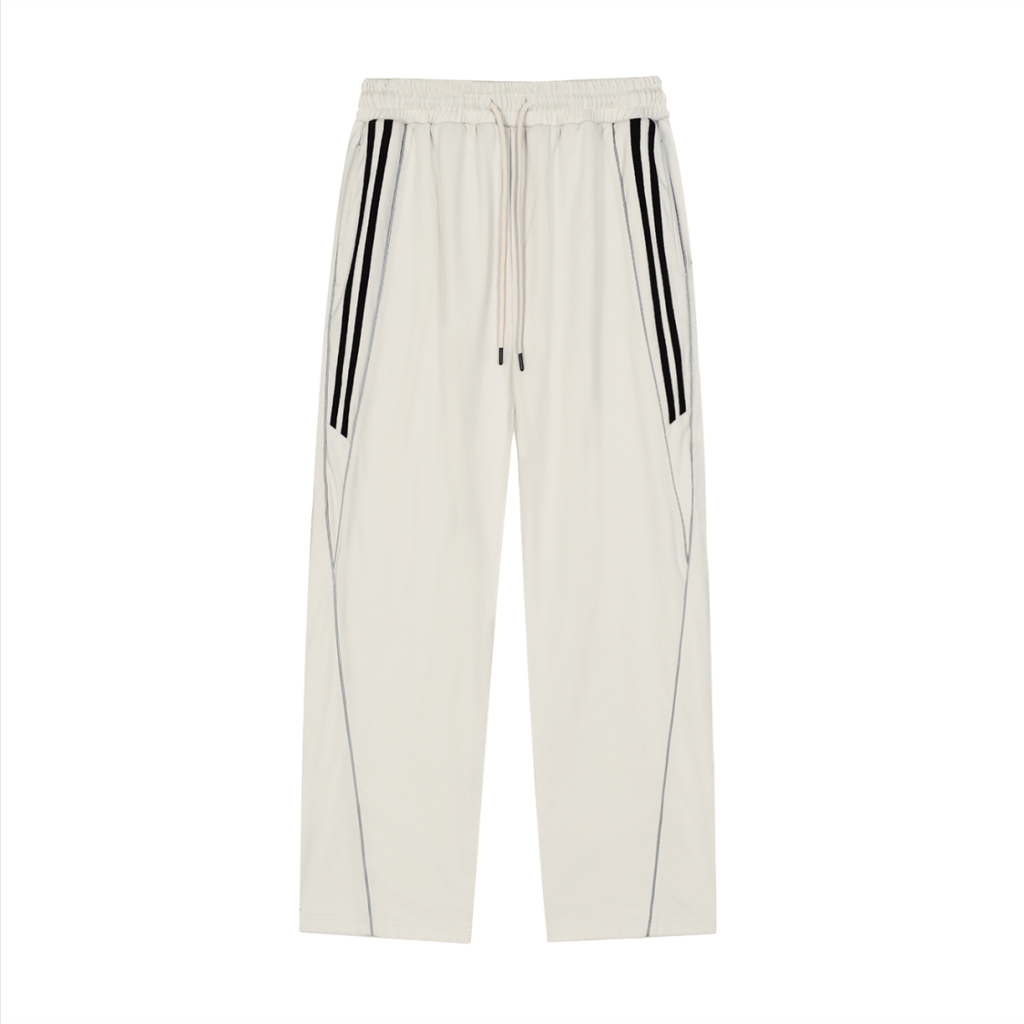 Reflection Striped Straight - Leg Sweatpants - Frayce Apparel