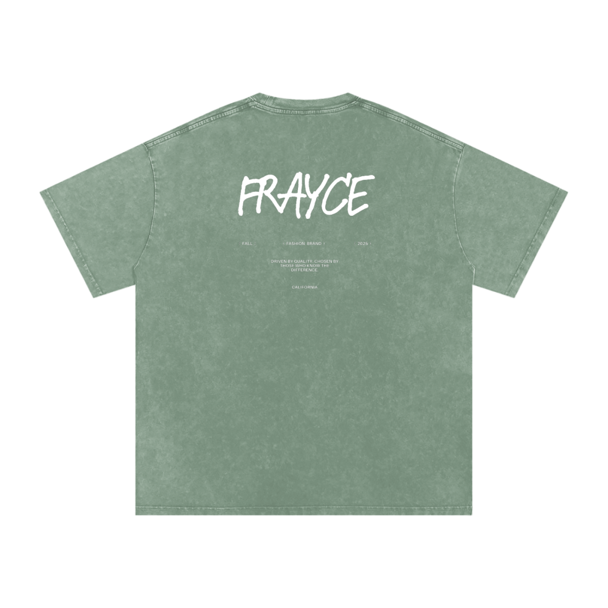 Snow Washed Oversized Cotton T-Shirt - Frayce Apparel