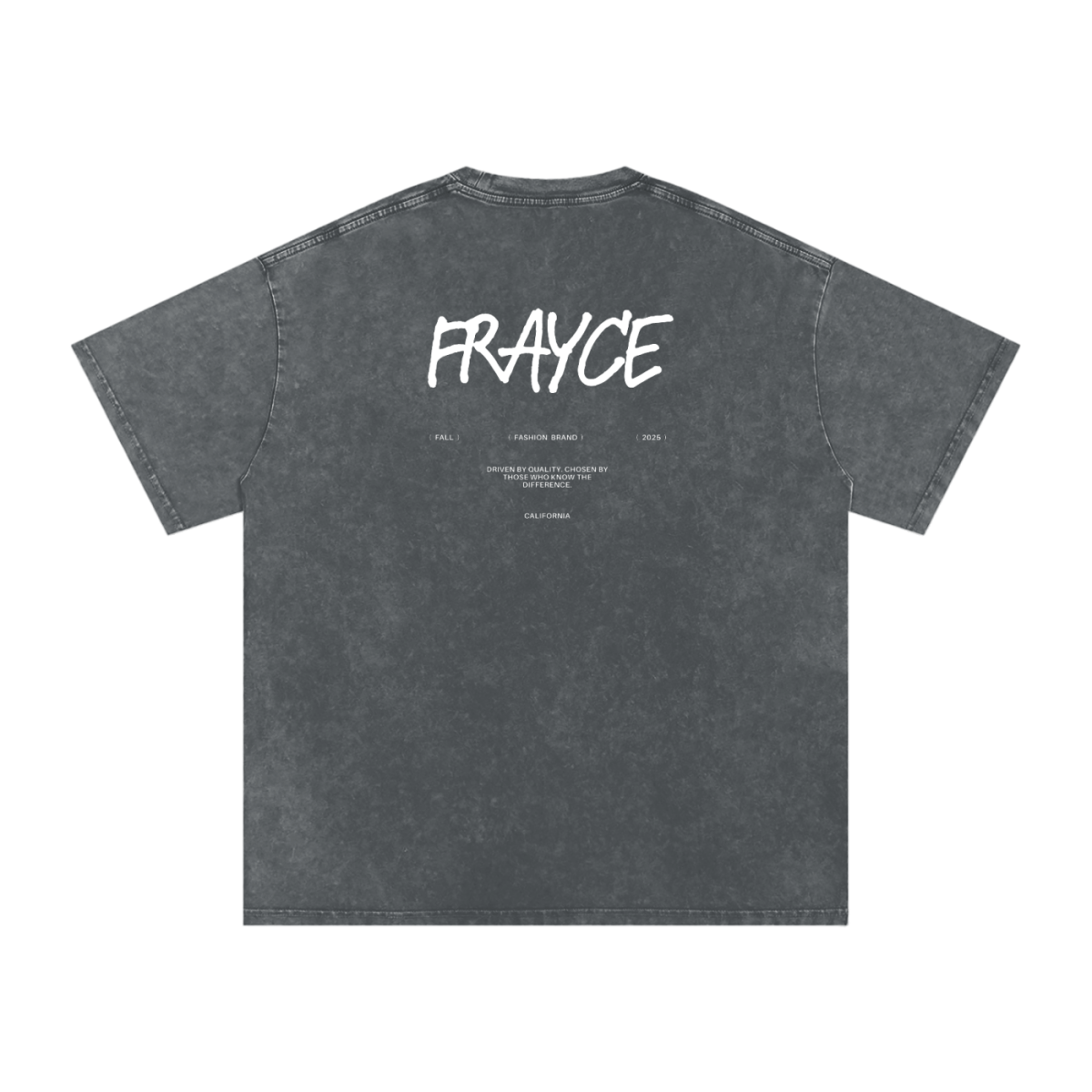Snow Washed Oversized Cotton T-Shirt - Frayce Apparel