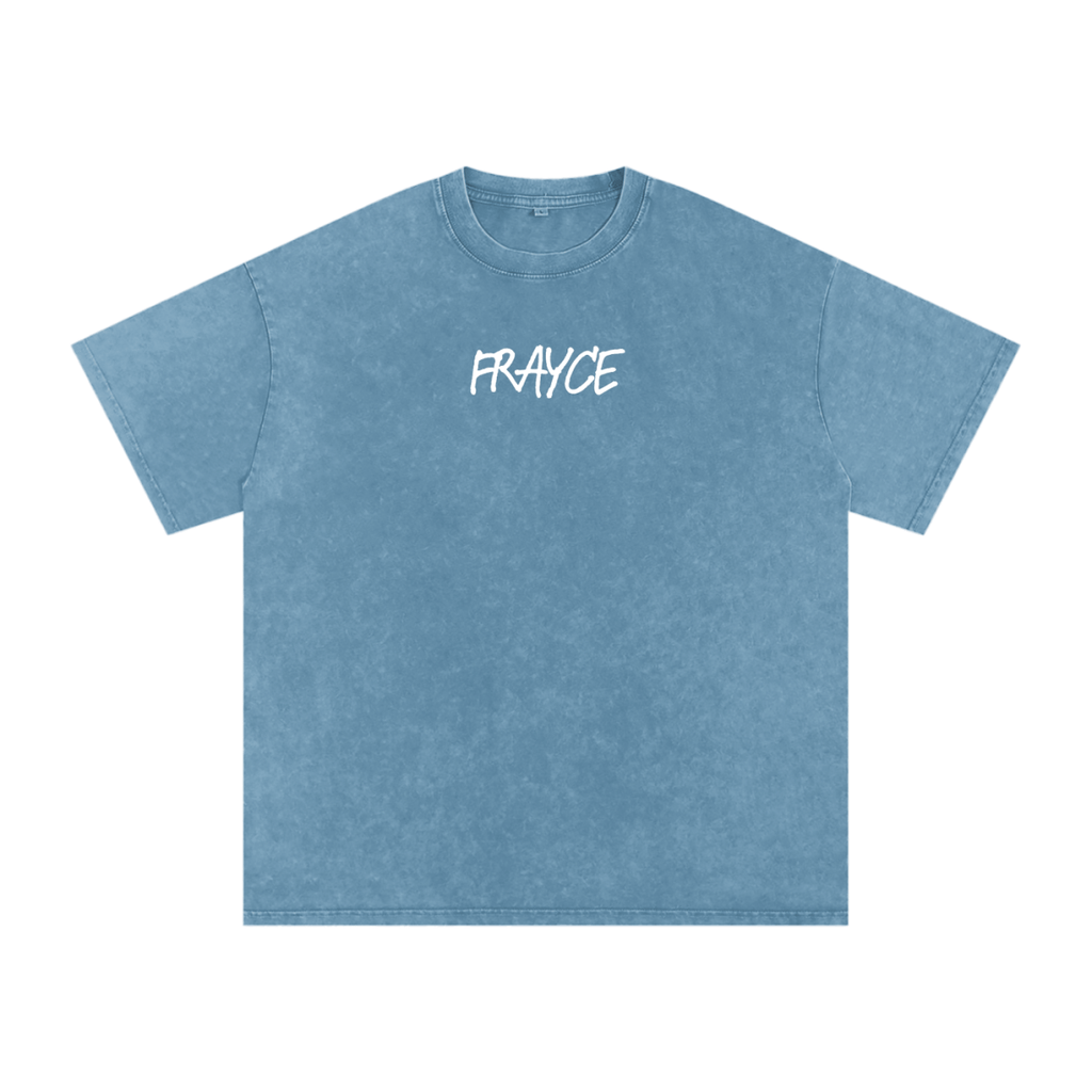 Snow Washed Oversized Cotton T-Shirt - Frayce Apparel