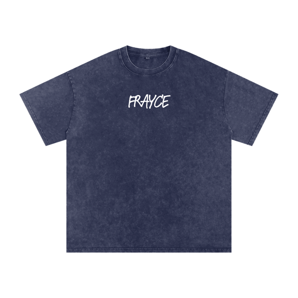 Snow Washed Oversized Cotton T-Shirt - Frayce Apparel