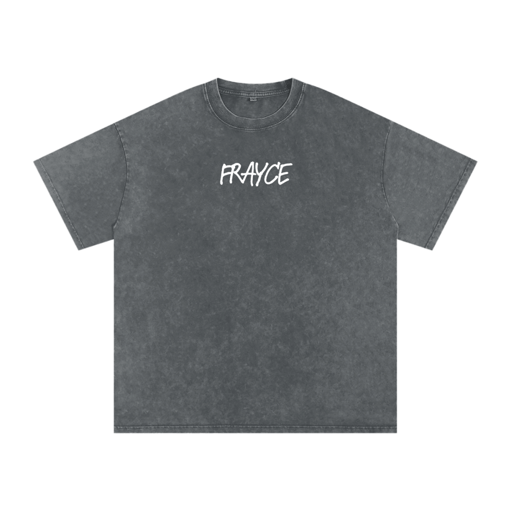 Snow Washed Oversized Cotton T-Shirt - Frayce Apparel