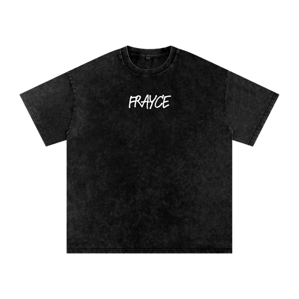 Snow Washed Oversized Cotton T-Shirt - Frayce Apparel