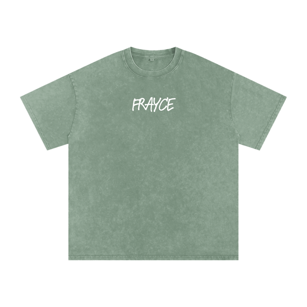 Snow Washed Oversized Cotton T-Shirt - Frayce Apparel