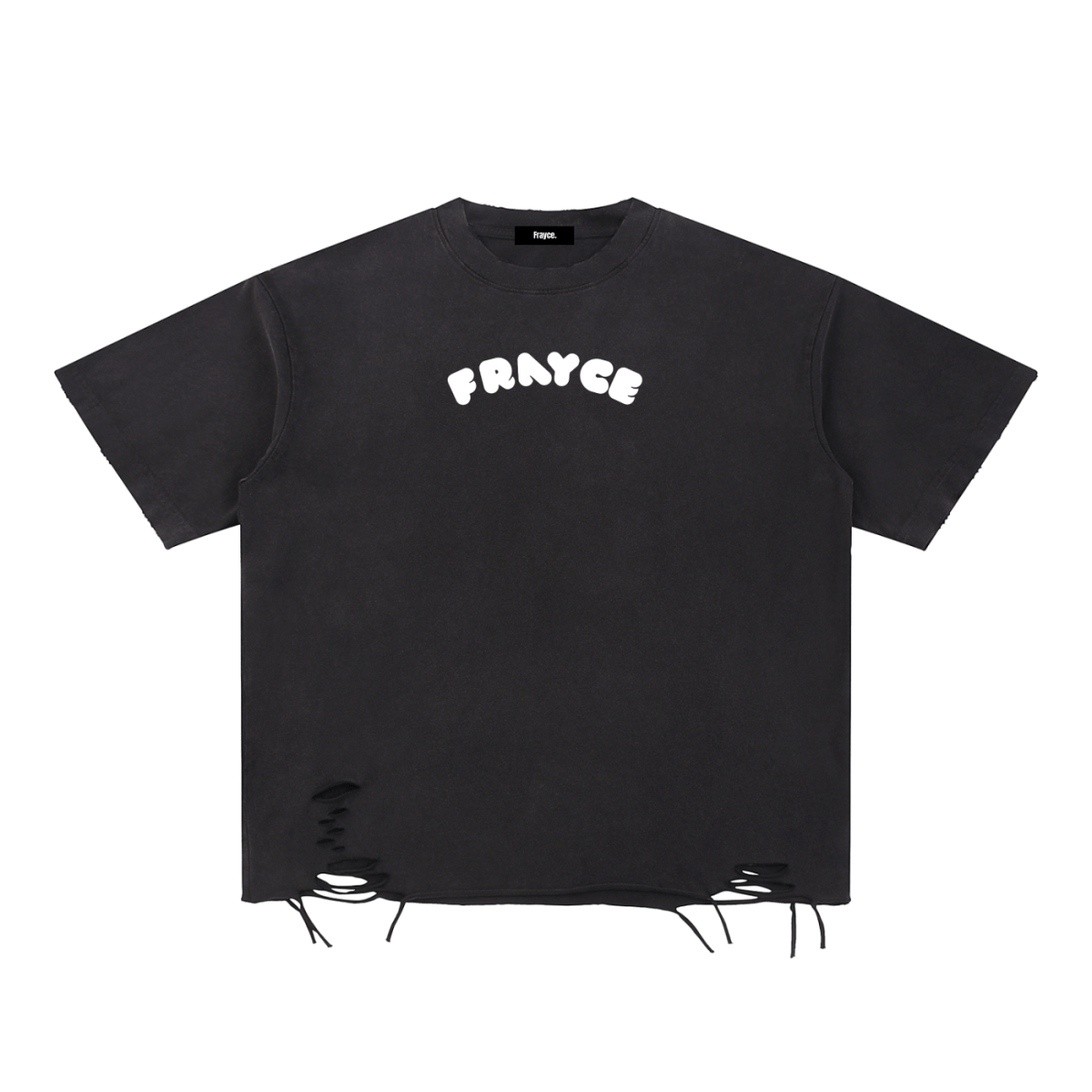 Snow Washed Raw - Hem T-Shirt - Frayce Apparel