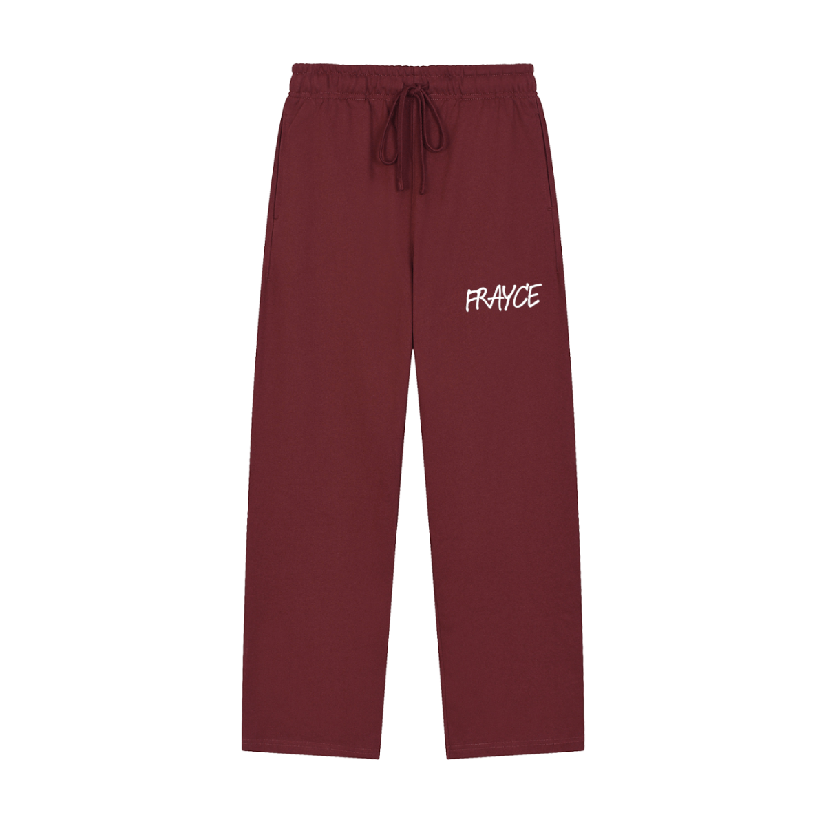 Solid Color Straight - Leg Sweatpants - Frayce Apparel