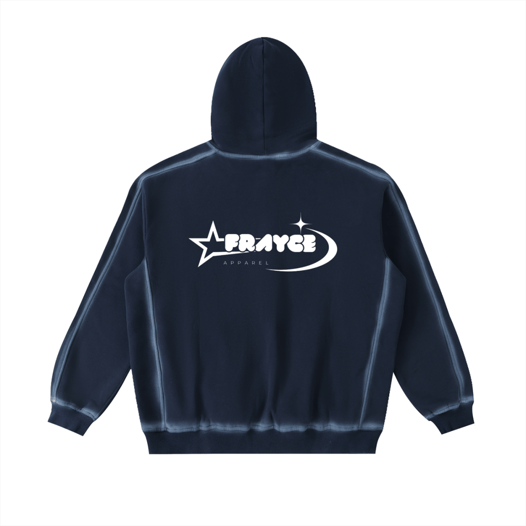 Sunfaded Edge Fleece Hoodie - Frayce Apparel